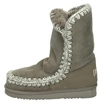 Botas Mou Eskimo 24 con tira de ganchillo para niña