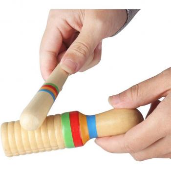 Instrument de Musique Unique – Guiro à Partie Tubulaire