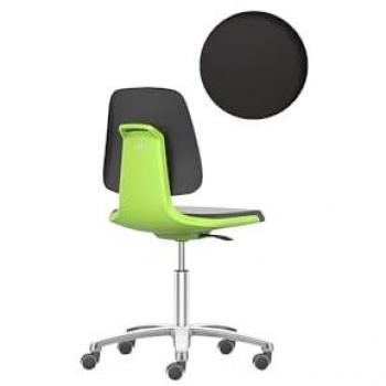 Labsit sur roulettes Bimos, 450-650 mm, simili-cuir, assise verte
