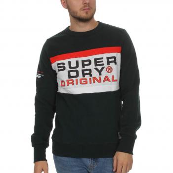 Highland Green Superdry Herrencrew T-Shirt XL – Trophy Edition