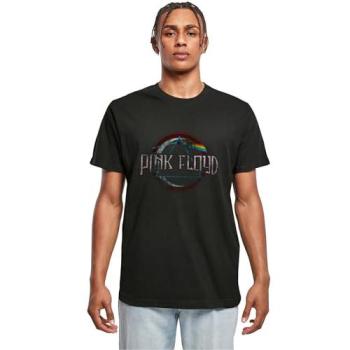 Men's T-Shirt Pink Floyd Dunkle Seite des Mondes Schwarzes Rundlogo L