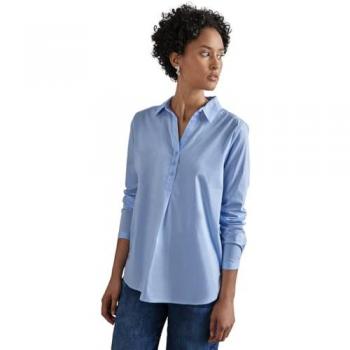 Casual Langarmbluse in Blau von Street One