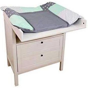 Fasciatoio Ullenboom Materasso Rivestito Grigio 75x85