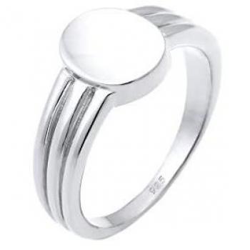 Elli Silbersiegel Ring – Basic Blogger Geo, 5 mm Breite
