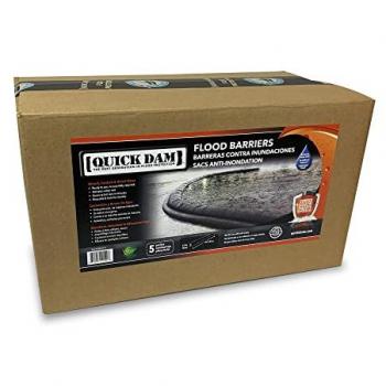 Quick Dam Qd617-5 Water Activated Flood Barriers 5M/17Ft (Pack Of 5)
