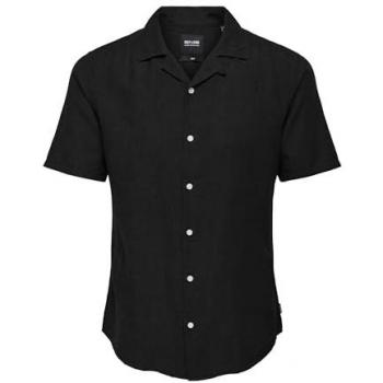 Only & Sons Camicia Caiden Nero 22025116 Slim Fit