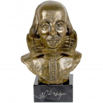 William Shakespeare Busto in Marmo – Arte per Ambienti Accademici e Commerciali