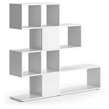Divisor de Ambiente Hylda Blanco 124.4 x 113 cm con Cajones Plegables