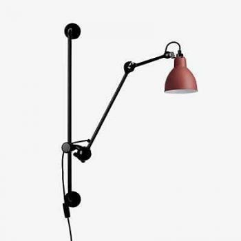 DCW Lampe Gras No 210 Wandleuchte, blau