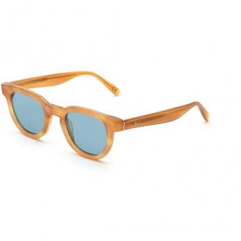 Round Yellow Unisex Nlx Certo Col. Bagutta Sunglasses