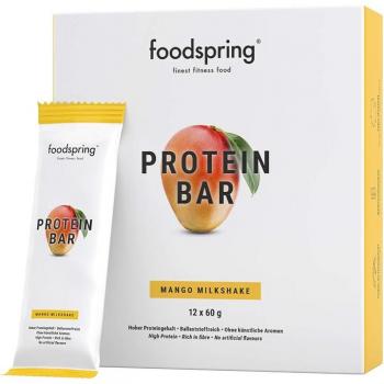 Barrette Proteiche Foodspring Mango Milkshake 12 x 60g