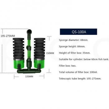 Sponge Filter for Shrimp and Fish Tanks