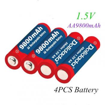 1.5V AA Alkaline Rechargeable Battery 9800mAh