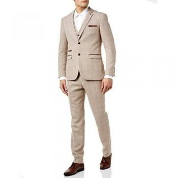 Holland Heritage Check 3‑Pack Tweed Ensemble – Beige