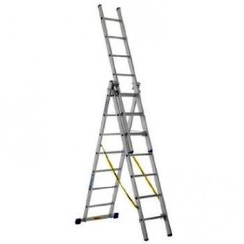 SkyMaster Aluminum Combination Ladder – 6 to 14 Rungs, 3.0–6.9 m (41536 / 4153)