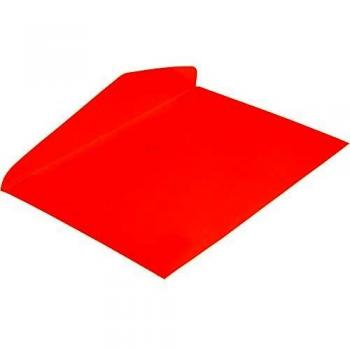 Enveloppes en polypro opaque folio, fermeture par pression, fluo orange