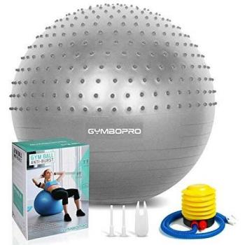 Ballon de yoga anti-éclatement et anti-dérapant GYMBOPRO