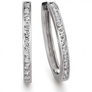 Goldschimmer-Silber 925 DIADORO Basics mit Zirkonia