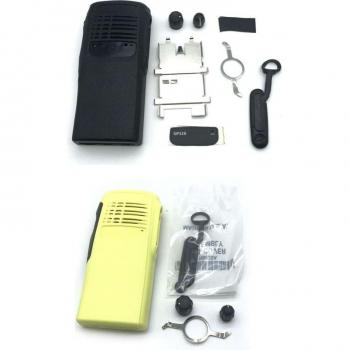 Motorola GP328 GP340 PRO5150 PRO5350 PTX700H T750 Radio Black/Yellow Front Cover Housing Case