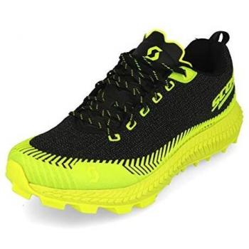 Scott Supertrac Ultra RC Trail Running Shoe, Black/Yellow, Size 7 UK Men's