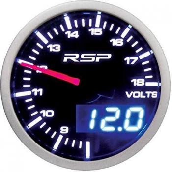 Manomètre voltmètre RSP Ø 52mm 12V LED double couleur