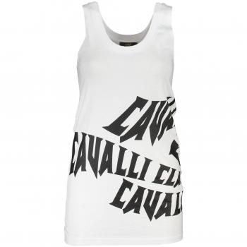 Cavalli Class Women's Wide-Shoulder Printed Tank Top