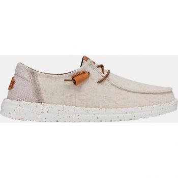 Scarpe Hey Dude Wendy Crema in Canvas EU 41