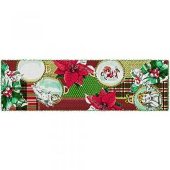 Runner Tartan Baci Milano Natale in Lino RUN.TAR01