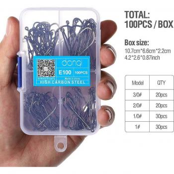Accesorios de Pesca DONQL: Ganchos de Acero para el Mar