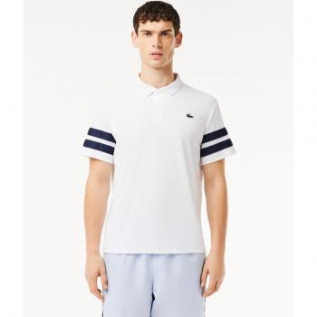 Camiseta Polo Lacoste de Hombre para Tenis con Manga Corta y Estilo Color Block