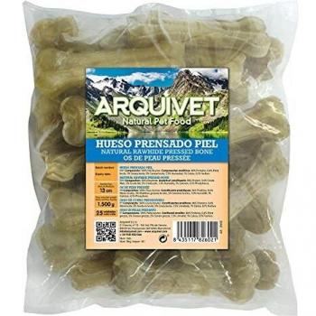 Hueso de piel prensada para perros