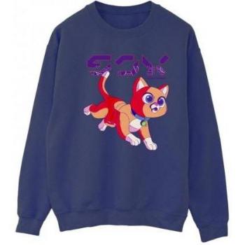 Disney Lightyear Socks Graphic Sweatshirt (S) – White Female