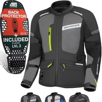 Chaqueta de Moto Impermeable SHIMA Alpha