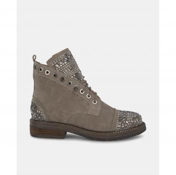 Botines Alma en Pena I23601 para mujer en color taupe