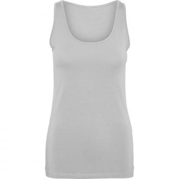 Camiseta de Alças Vero Moda Lulu Cinza