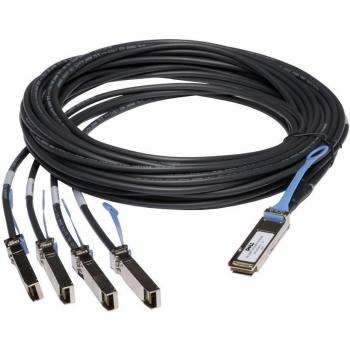 Dell 40GbE Kupfer-Breakout-Kabel QSFP+ zu 4 x 10GbE SFP