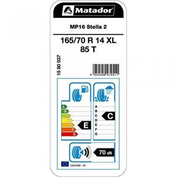 Matador MP16 Stella 2 165/70 R14 85T XL