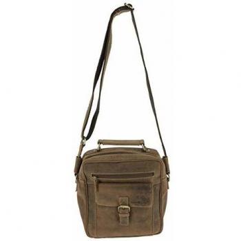 Greenburry 24 cm Brown Vintage Leather Shoulder Bag