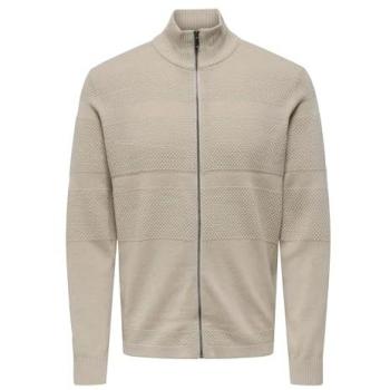 Only & Sons Cárdigan Granulado con cremalleras ajustables