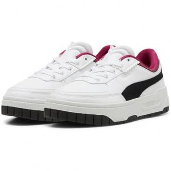 Zapatillas Puma Cali Dream Queen de Mujer en Blanco y Negro con Detalles Rosa