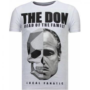 Local Fanatic T-shirt De Don met Steentjes