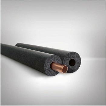 Tubo Isolante Protezione Fuoco R‑90 1 m, 22 mm, Argento‑Nero