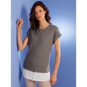 Damen 2-in-1-Shirt »Leinen-Viskose« von CREATION L PREMIUM