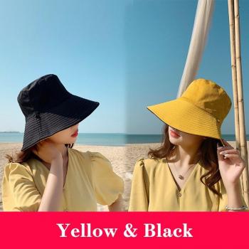 Dual‑Side UV Protection Foldable Sun Hat – Wide Brim, Unisex, Casual Beach