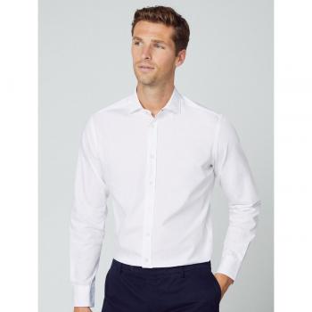 Camisa de Hombre Hackett Blanca Slim Fit