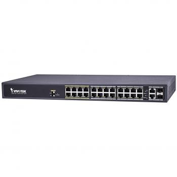 VIVOTEK AW-FGT-260C-380 PoE-Switch mit 370 Watt Le