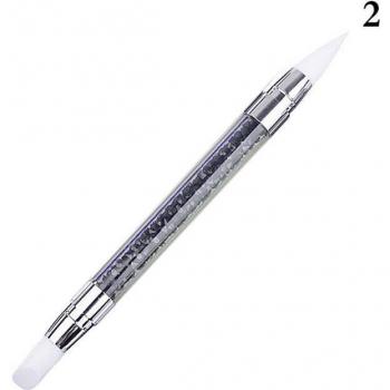 2020 Nail Art Gel Pen: Hollow Engraving, Dual Tips, Diamond Coating, Ultra‑Soft Silicone