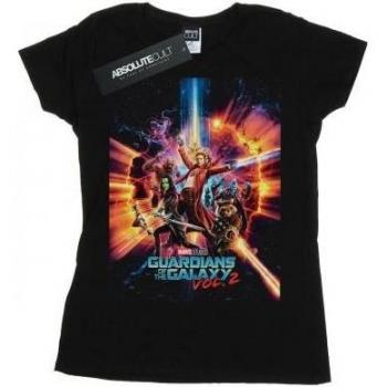 Marvel Studios Damen T-Shirt mit 2 Postern aus Guardians Of The Galaxy Vol