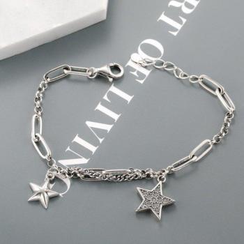 S925 Classic Star Charms Bracelet
