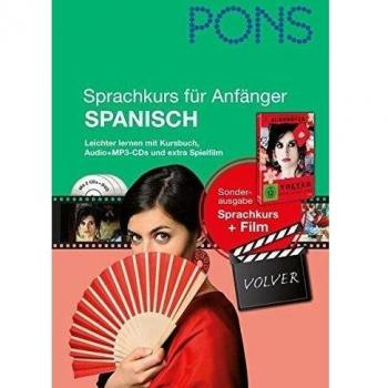 PONS Sprachkurs für Anfänger Spanisch: Leichter lernen mit Buch, Film und Audio-CDs